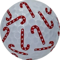 NEW Candy Cane Novelty Holiday Golf Balls - One Dozen